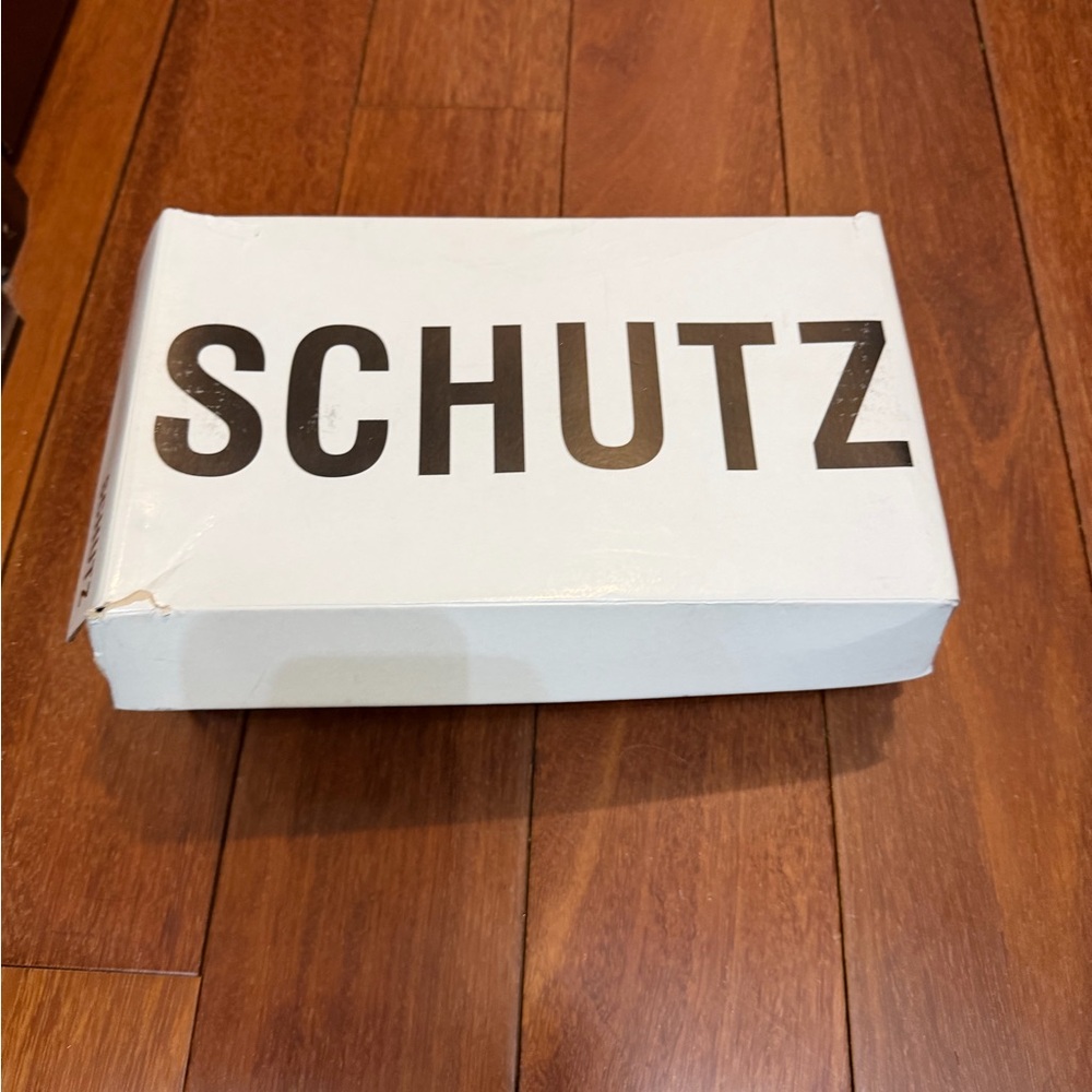 SCHUTZ Mint Green Block Heel Mules new in box - Picture 8 of 10
